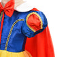 Gz-Laopaitou Girls Princess Dress Princess Costumes Set For Kids Birthday Party Dress Up Halloween Costume With Cape