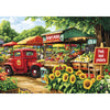 2000 Piece Puzzle for Adults - Colorful Farmers Market Scene with Fresh Fruits & Vegetables - Eco-Friendly Recycled Paper Jigsaw