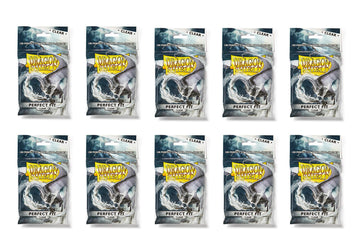 Dragon Shield 100 Standard Size Clear Perfect Fit Sleeves (10 Packs)
