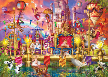 RoseArt 3000 Piece Jigsaw Puzzle - Kodak Premium Magic Circus Parade, Multi-colored Cardboard, Model 8150ZZK-3