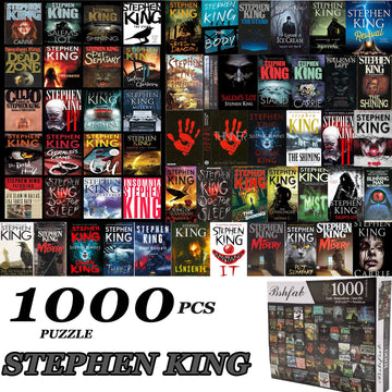 Stephen King Horror Novel Jigsaw Puzzles For Adults 1000 Piece 27.6  19.7Inch Large Difficult Challenging Familiy Stress Relieve