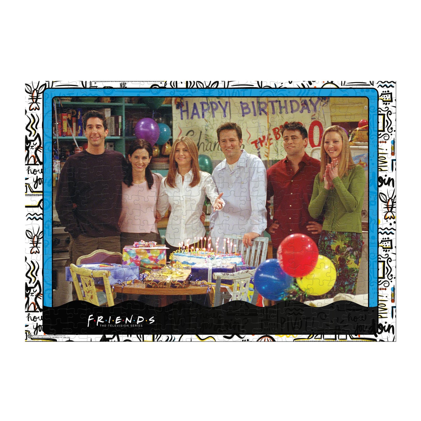 Top Trumps Friends Birthday 1000 Pc Jigsaw Puzzle (Wm00940-Ml1-6)