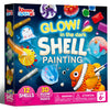 Klever Kits 12 Kids Sea Shell Painting Kit-Glow in The Dark-Arts & Crafts for Boys and Girls Ages 6-12, Art Supplies, Kids Craft