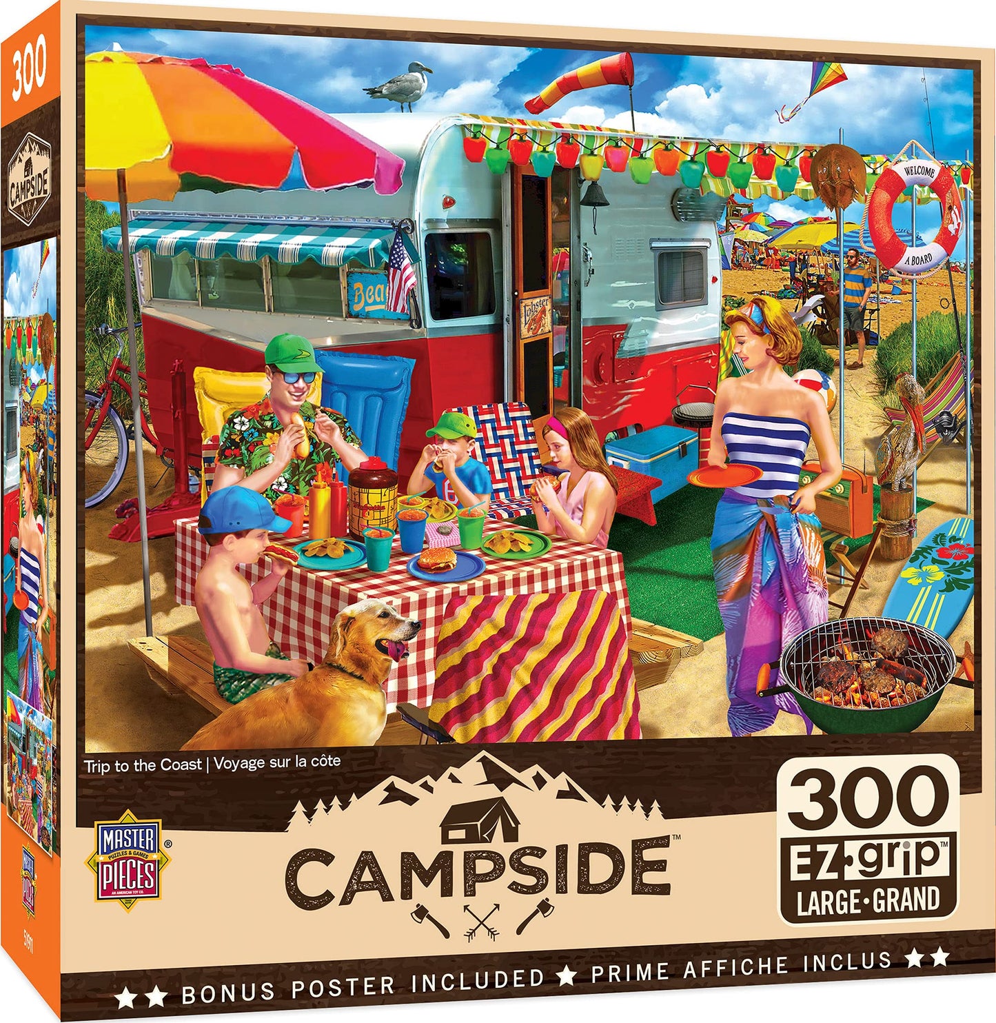 Trip To The Coast 300 Piece Large Ez Grip Jigsaw Puzzle