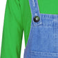 Mavoka Plumber Costume For Kids Shirt Overalls Glove Boys Halloween Party Cosplay 6-7 Years Green