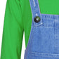 Mavoka Plumber Costume For Kids Shirt Overalls Glove Boys Halloween Party Cosplay 6-7 Years Green