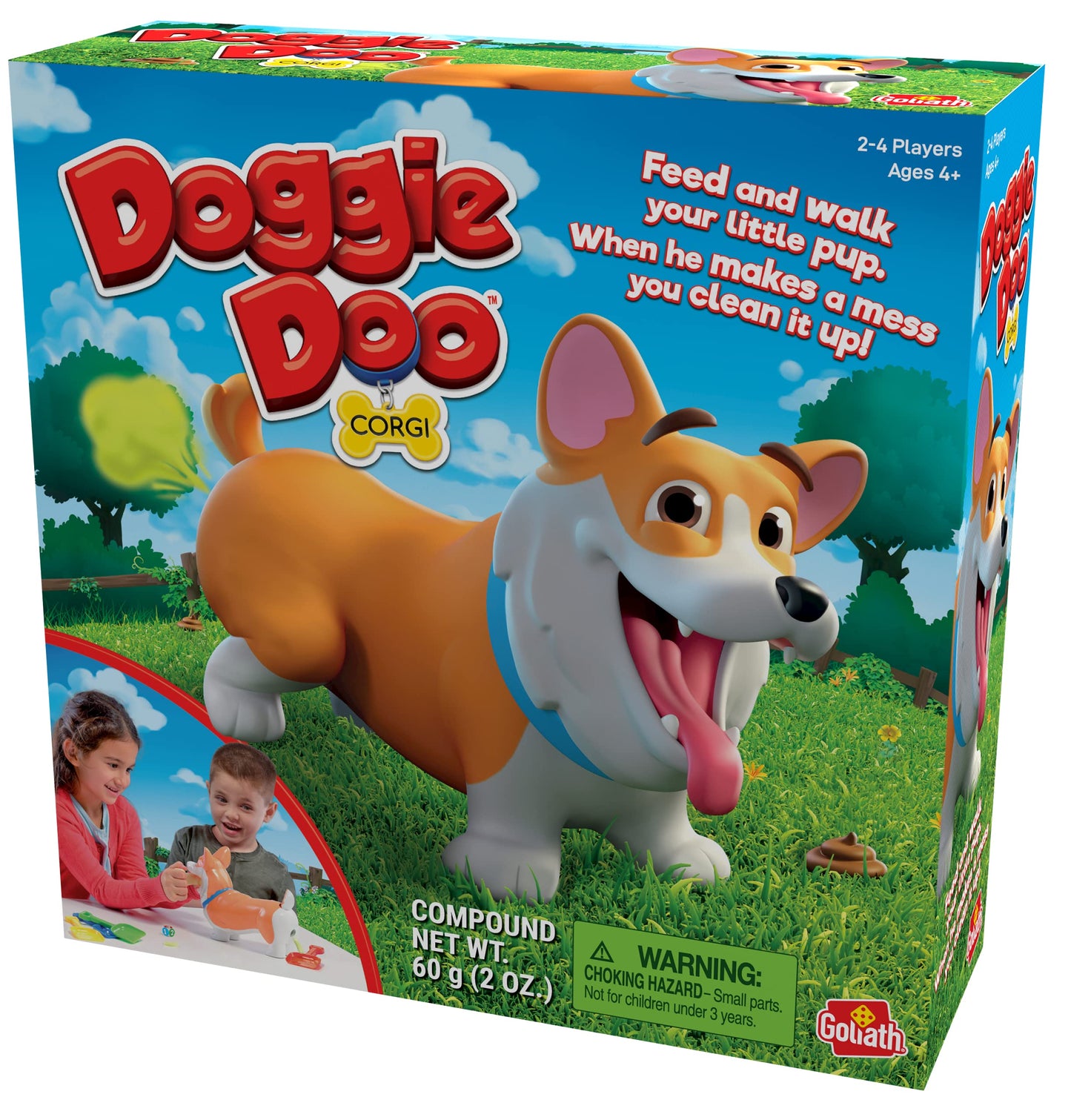 Doggie Doo Corgi Game - Unpredictable Action - Feed The Doggie And Collect His Doo To Win By Goliath, Multi Color