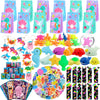 ANPHILE Under Sea Party Favors, 134 Pcs Ocean Birthday Party Supplies - Ocean Sea Animal Toys, Scratch Art Set, Grow In Water An