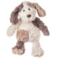 Mary Meyer Putty Stuffed Animal, 12-Inch Cooper Pup, Soft Fabric Toy, White/Taupe/Tan, Small Size
