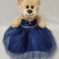 Kinnex Collections Since 1997 12'' Quince Anos Last Doll Teddy Bear With Dress (Centerpiece) ~ Arc09832-16 (Navy Blue)