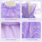 Ccjrlm Encanto Dress Mirabel Dress Encanto,Isabella Encanto Costume For Girls Cosplay Dress Up With Glasses Earrings 11-12 Years