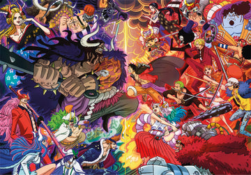 Clementoni - 39751 - Puzzle Anime One Piece - Jigsaw Puzzle 1000 Pieces, Jigsaw Puzzle for Adults - Made in Italy