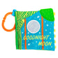 KIDS PREFERRED Goodnight Moon Soft Book, 5" Cotton, Multicolor, On-The-Go Clip, Model 33402