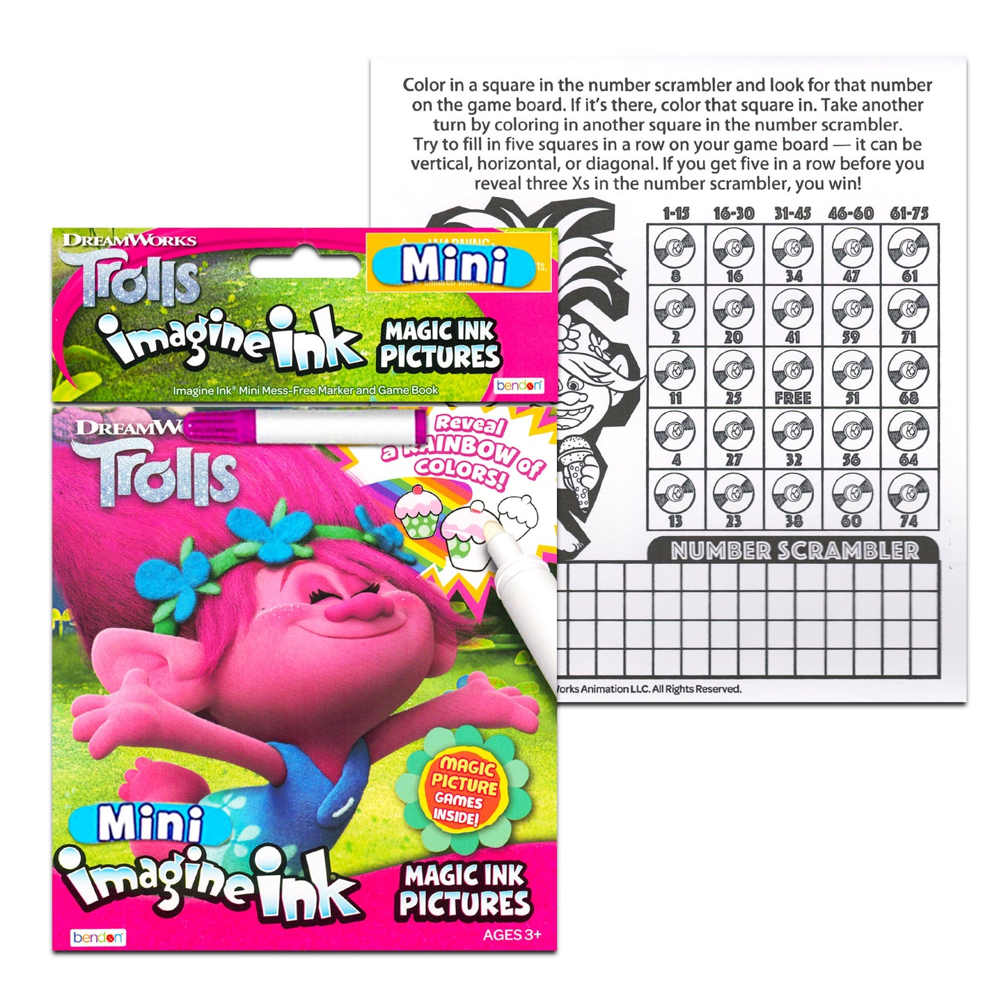 Trolls Coloring and Activity Set Bundle - Trolls Imagine Ink Coloring Book and Trolls Coloring Book with Crayons and Stickers (I