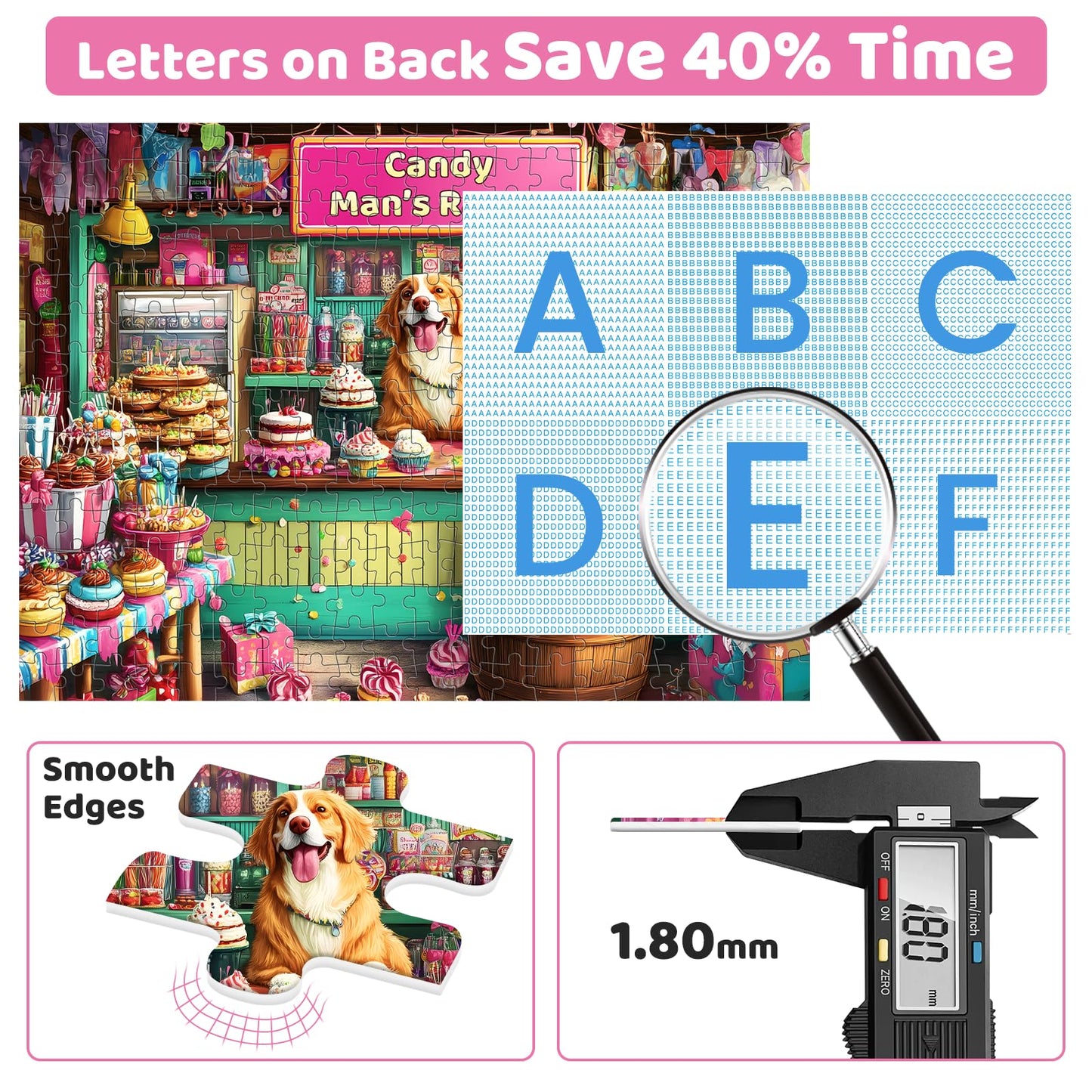 300 Piece Puzzles for mature-themeds Jigsaw Puzzles 300 Pieces for mature-themeds Children Seniors Dog Puzzles Animals Pet Lover mature-themed Jigsaw Puzzle Games Family Activity Great Gift Home Decor 20.5x15 in