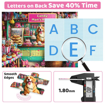 300 Piece Puzzles for mature-themeds Jigsaw Puzzles 300 Pieces for mature-themeds Children Seniors Dog Puzzles Animals Pet Lover mature-themed Jigsaw Puzzle Games Family Activity Great Gift Home Decor 20.5x15 in