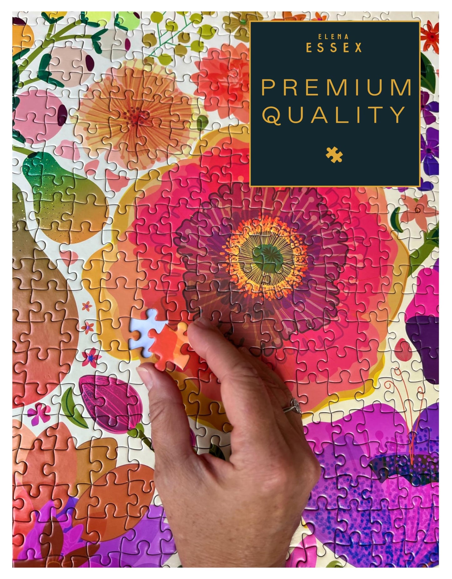 Elena Essex Puzzles for mature-themeds 1000 Pieces (Flowers in Bloom)