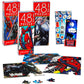 Marvel Spiderman Jigsaw Puzzle For Kids Bundle Spiderman Activity Set - 3 Pack Spiderman Jigsaw Puzzles 48 Piece Each With Spiderman Stickers (Spiderman Toys For Boys)
