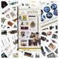 Paper House Productions Harry Potter Foil Accent 512-Piece Officially Licensed Sticker Folio - Houses, Characters, Planner Stick