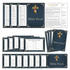 Tuiemie Bible Feud Quiz - Family Trivia Game, 5x7 & 4x6 Inches, Multicolor Paper Cards for Adults & Church Groups