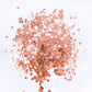 Glitter Rose-Gold Foil Metallic Round Table Confetti Circle Dots Mylar Table Scatter Confetti Wedding Bridal Shower Engagement B