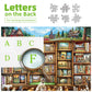 Blueforest - Dog Puzzles For Adults 1000 Pieces, Challenging Colorful Dogs Bookshelf Landscape Family Puzzle Difficult Animal Ji