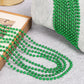 Biubumtu 30Pcs St Patricks Day Accessories, Green St. Patricks Day Beads Necklace, 33'' Round Beads Irish Saint Patricks Necklac