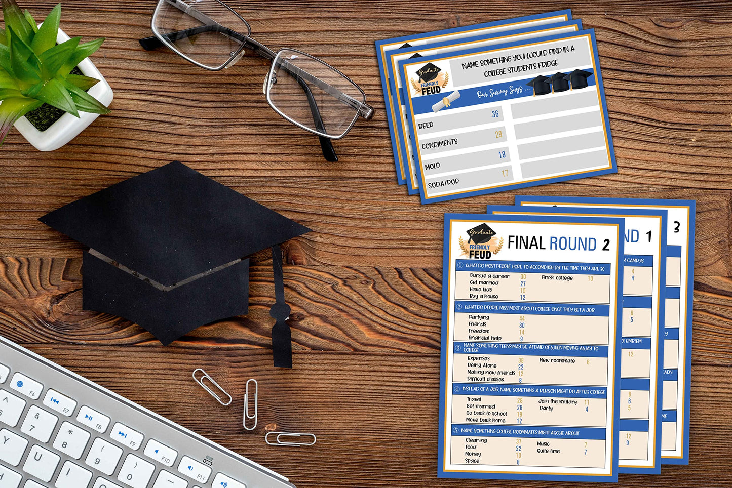Graduation Friendly Feud Quiz  Graduation Feud Quiz  Graduation Decorations  Graduation Party Game  Graduation Activity  Grad Party Idea  Class Game  Feud Trivia Quiz (G01)