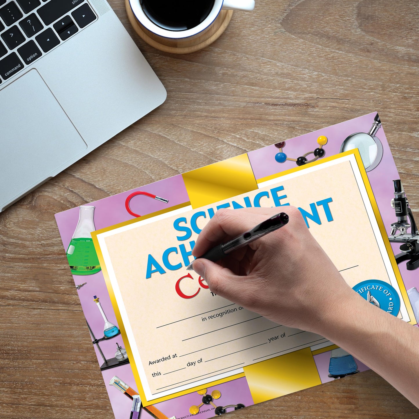 Hayes Science Achievement Certificate, 8.5'' X 11'', Pack Of 30