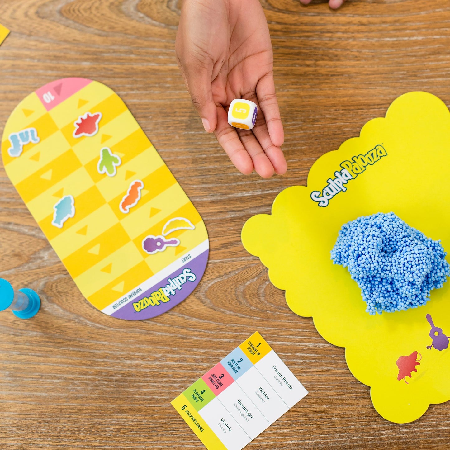 Educational Insights Sculptapalooza - Fast-Paced Squishy Sculpting Game for 4+ Players, Ages 10+, Multicolor, Model 1936