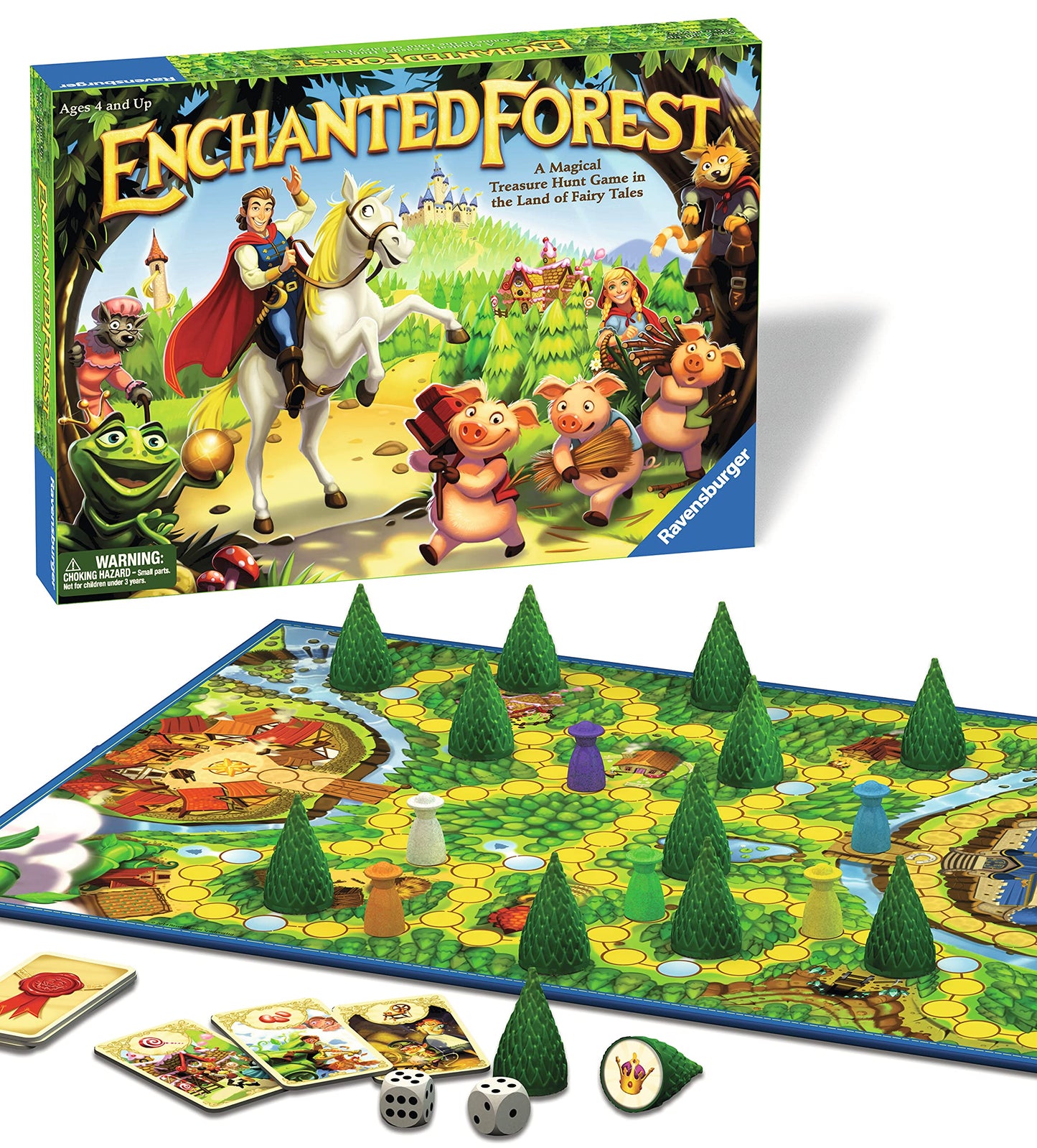 Ravensburger Enchanted Forest Treasure Hunt Game | Engaging Puzzle for Ages 4+ | Multicolor Cardboard | Model 22292