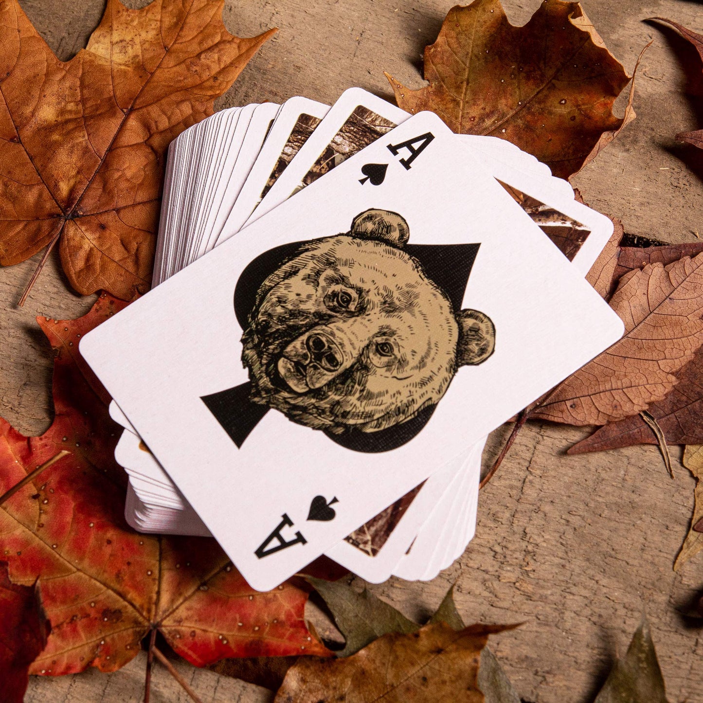 Brybelly Realtree Camouflage Playing Card Deck|enhanced Woodland Standard game-style Size Camo Playing Cards|Woodland