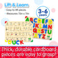 The Learning Journey: Lift & Learn Abc Puzzle - Alphabet Puzzles For Toddlers - Preschool Games & Activities For Children Ages 3-6 Years (26 Pieces)