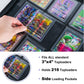 Preza Toploader Binder - Holds 216 Top Loaders - 9 Pocket Trading Card Storage- Trading Card Binder For Storage (Red)