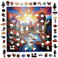 Trippy Puzzle Co - Wooden Jigsaw Puzzle For Adults - Challenging 300 Piece Puzzle With Cool Shapes - Mountain Landscape Scenic N