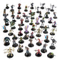 56 Fantasy Mini Figures- All Unique Designs- 1'' Hex-Sized Compatible With Dnd Dungeons And Dragons & Pathfinder And Rpg Tableto