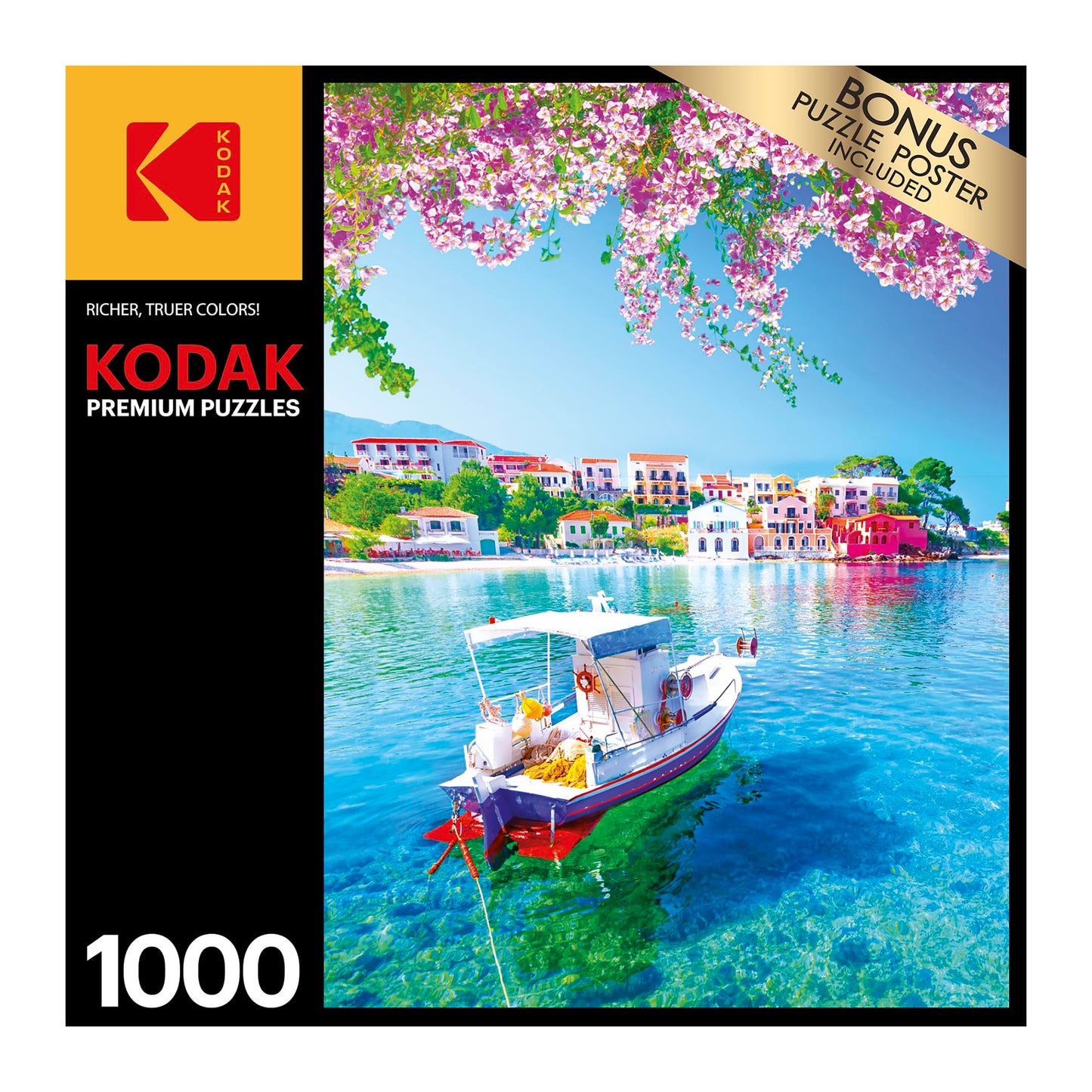 Roseart - Kodak Premium - Assos Village - 1000 Piece Jigsaw Puzzle For Adults