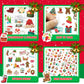 Linaye 24 Sheets Christmas Stickers For Kids, 1570Pcs Adhesive Christmas Stickers, Christmas Stickers Bulk For Kids Cute Sticker