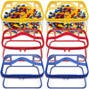 6 Packs Clear Toy Storage Bags- 9.4 X 6.7 X 4.3 Inch Transparent Pvc Toy Organizing Bags With Zipper- Waterproof Toy Storage Org