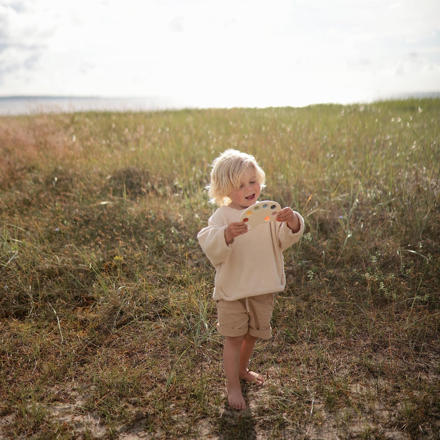 mushie Paint Palette Press Toy