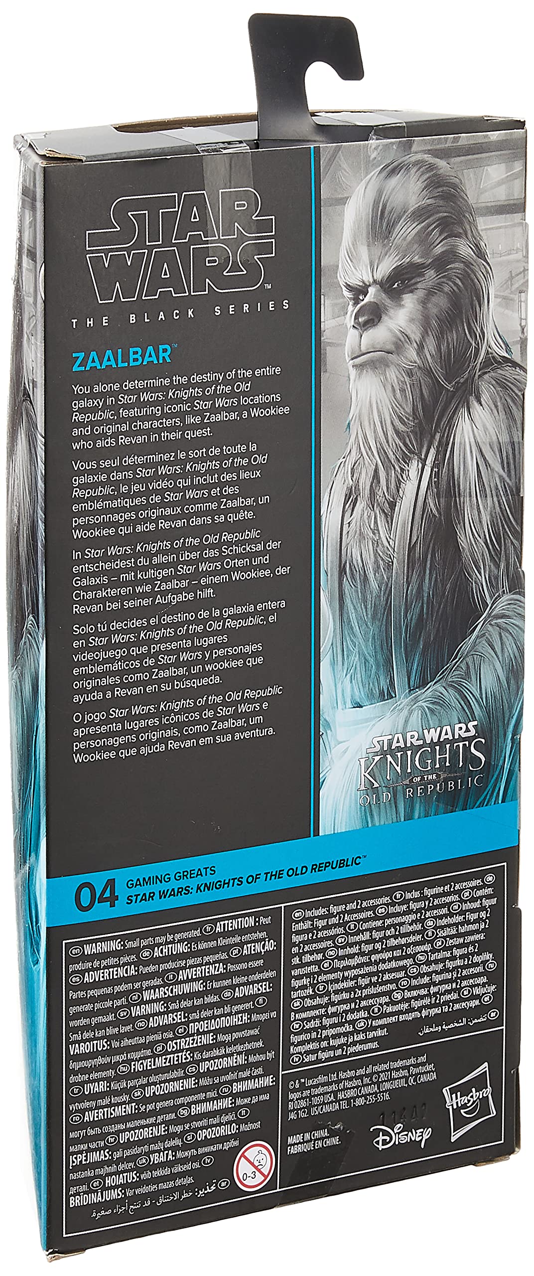 Star Wars The Black Series Zaalbar Toy 6-Inch-Scale Gaming Greats Exclusive Collectible Action Figure, Toys For Kids Ages 4 And Up