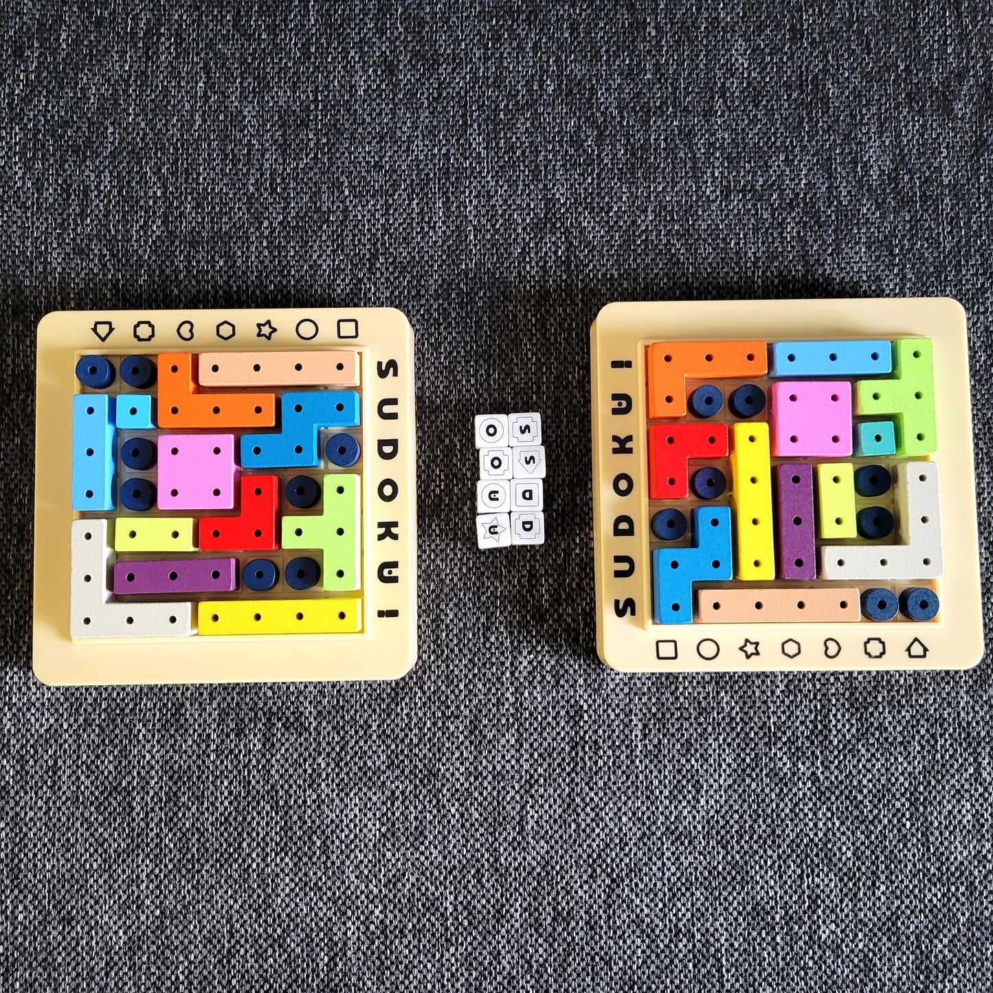 Mukikim Sudoku Square - Sudoku Strategy With A Twist! 248,832 Solutions Stem Genius Game! Roll The Dice & Race Your Opponent. First Player To Complete The Puzzle Wins!