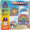 Purple Ladybug Sungemmers Window Gem Art Suncatcher Kits – Easter Gift Basket Stuffers For Kids, Birthday Gifts For Girls & Boys, Crafts For Ages 4-10, Fun Diy Art Kit For Kids 6-12