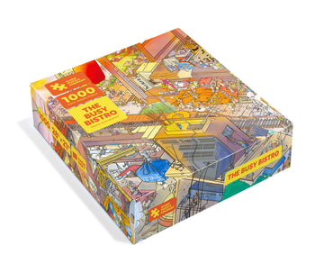 Magic Puzzle Company 1000 Piece Jigsaw Puzzle - The Busy Bistro - Paper - Series Two