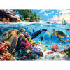 HQXXJW 300 Piece Puzzles for mature-themeds  300 Piece Puzzles for mature-themeds Large Piece  Turtles Orca Coral Reef Ocean Jigsaw Puzzle  Funny Gift for mature-themed Kids Senior Challenging Family Games Toy  20.5 X 15 in