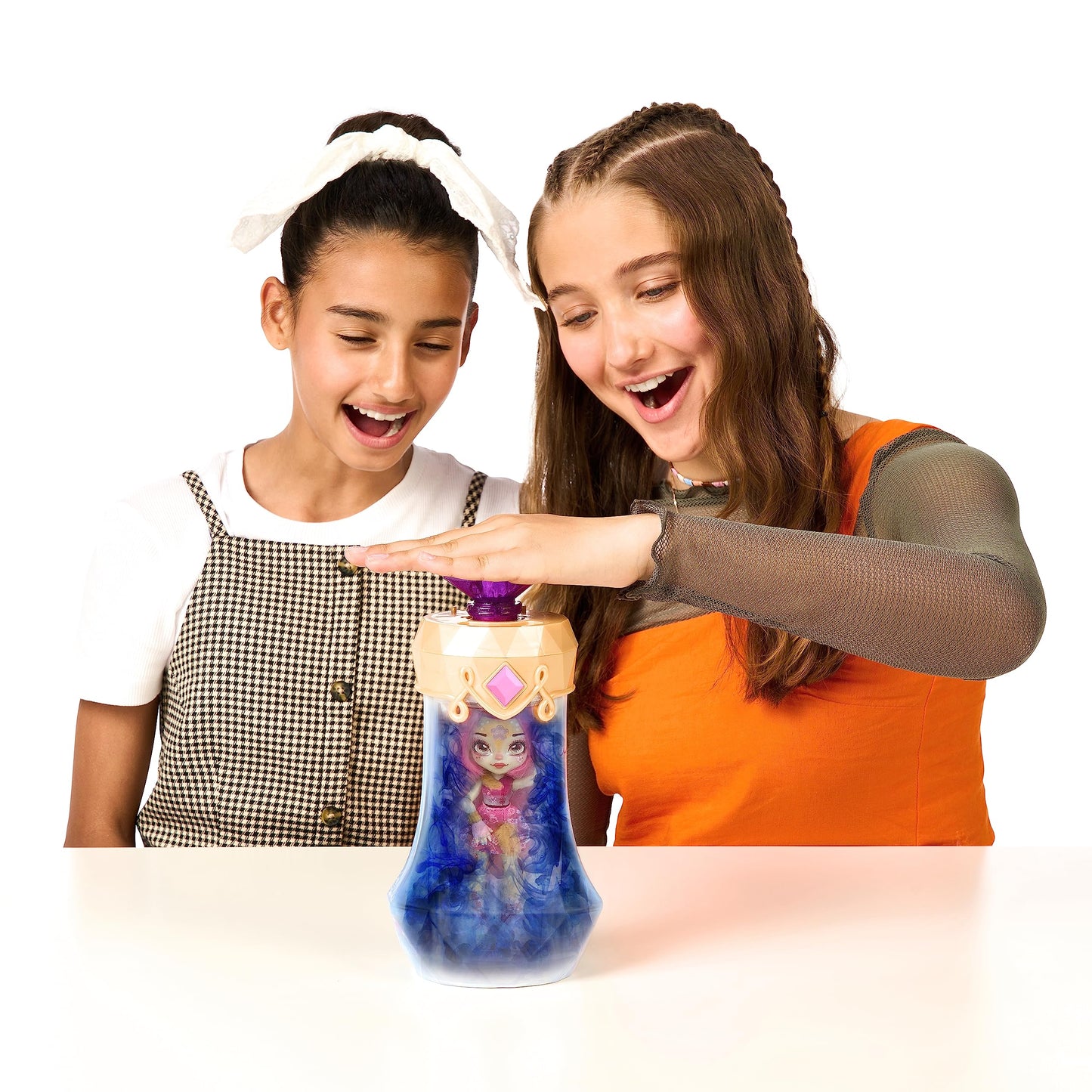 Magic Mixies Pixlings Deerlee - 6.5" Multicolor Doll with Magic Potion Reveal, Model 14881, Durable Materials