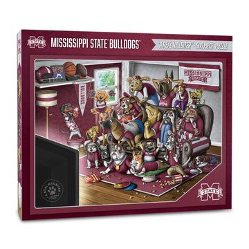 Youthefan Ncaa Mississippi State Bulldogs Purebred Fans 500Pc Puzzle - A Real Nailbiter