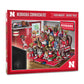 Youthefan Ncaa Nebraska Cornhuskers Purebred Fans 500Pc Puzzle - A Real Nailbiter