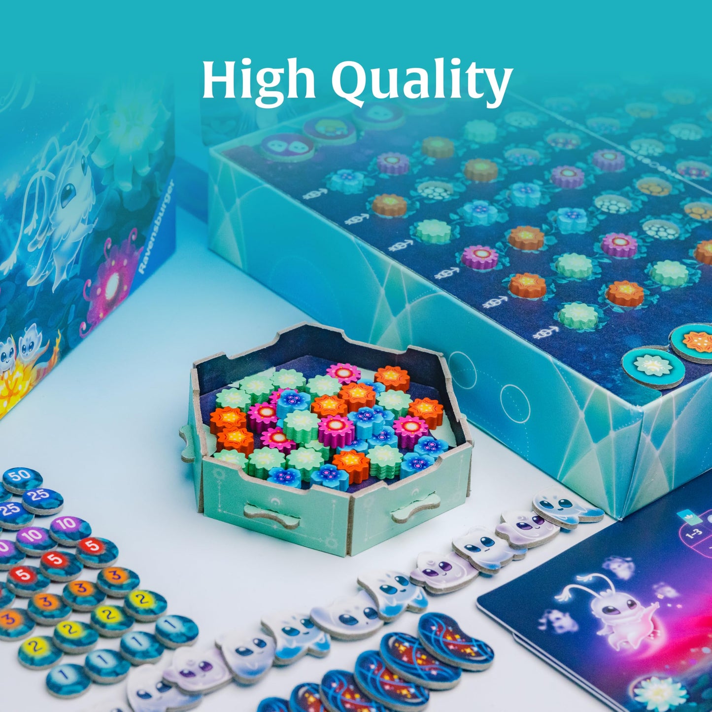 Ravensburger 24617 - Gloomies - Simple Strategy Game for Families, Adults and Children - Board Game for 2-4 Players Aged 10+