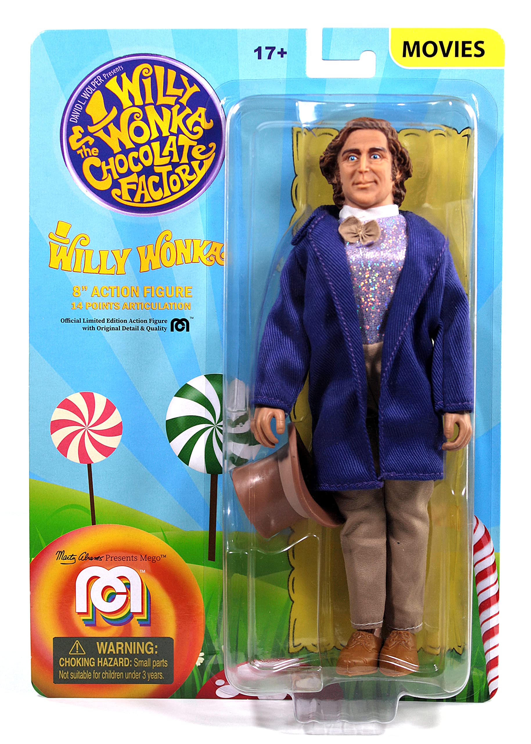 Mego Willy Wonka & The Chocolate Factory: Willy Wonka 8 Action Figure Multicolor